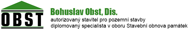 Bohuslav Obst – autorizovaný stavitel pro pozemní stavby Logo